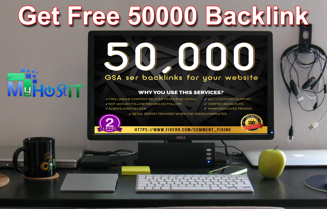 Easily Get 50000 free Backlink for your website